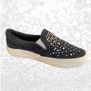 US Sports Denim Rhinestones Sneakers